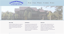 Desktop Screenshot of huffakerroofing.com