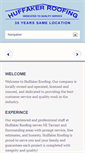 Mobile Screenshot of huffakerroofing.com